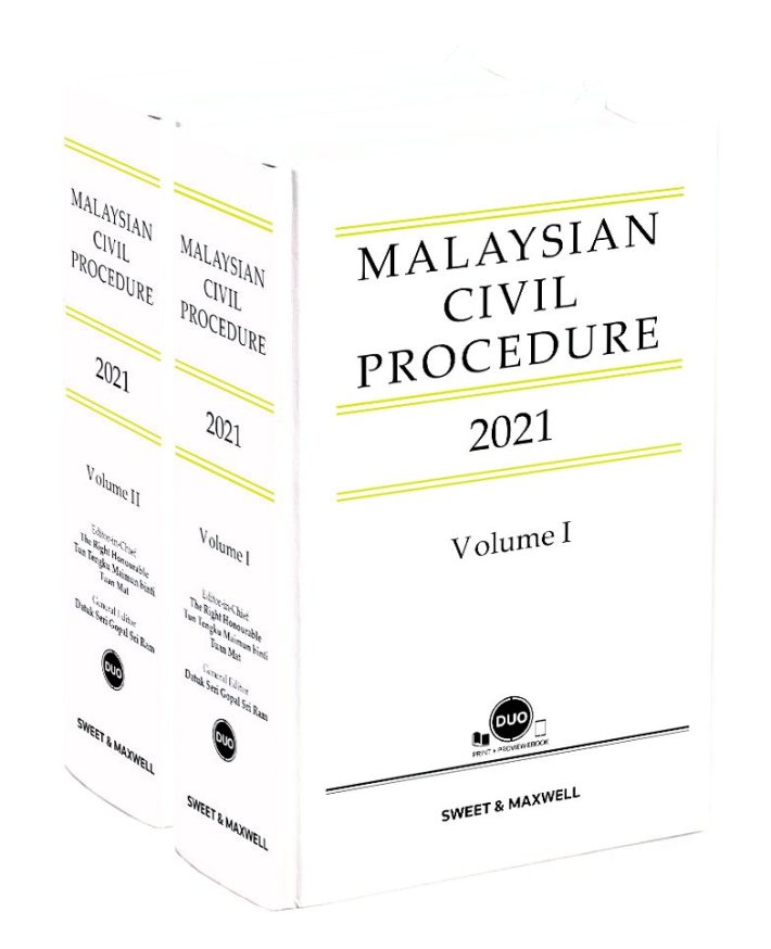 Malaysian Civil Procedure 2021 (Vols 1 and 2) Book Cover - Low ...